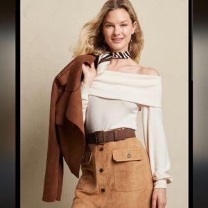 Soft Luxe Off-Shoulder Top